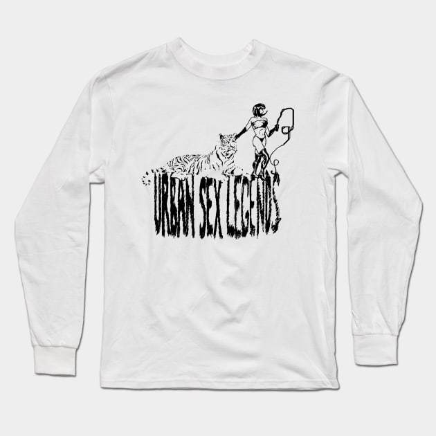 Urban Sex Legends Classic Tiger Tamer Long Sleeve T-Shirt by The Taoist Chainsaw